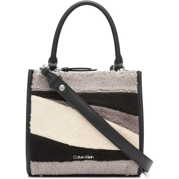 Vegan Leather Crossbody Bag Women Triple Compartment Zipper Slim Travel Purse - Picture 1 of 5